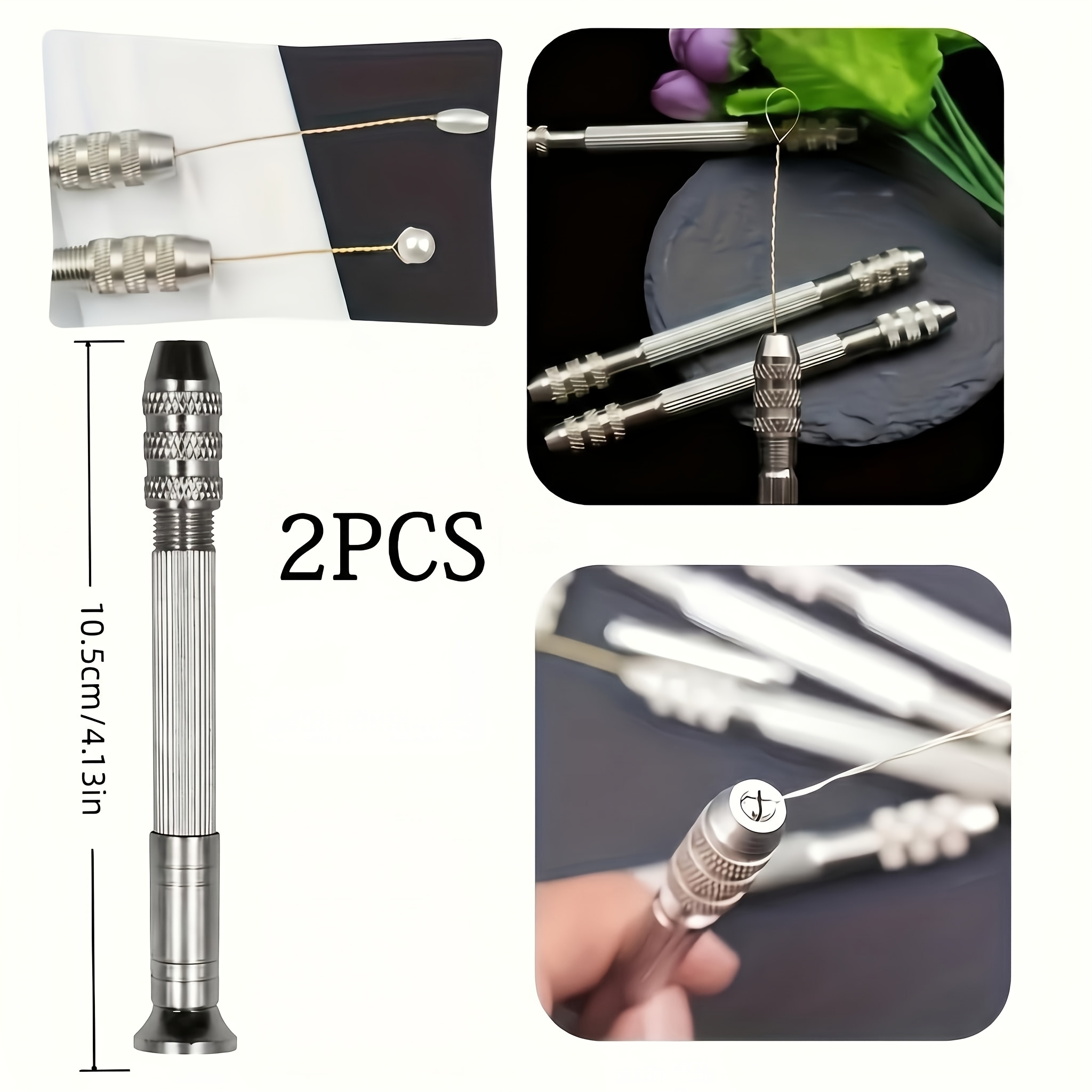 2pcs Hand-Held Wire Twister Tool for Jewelry Making